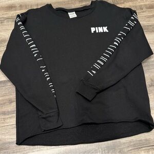 PINK Victoria's Secret Black Sweatshirt